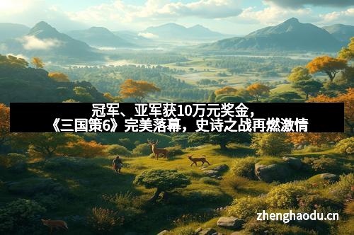 冠军、亚军获10万元奖金，《三国策6》完美落幕，史诗之战再燃激情